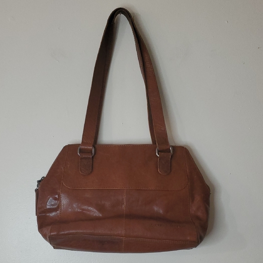 Spikes And Sparrow Brown Leather Shoulder Bag BoHo Western Travel